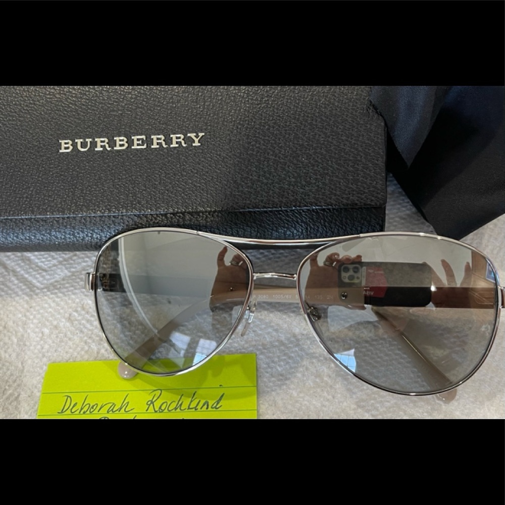 Burberry Silver Sunglasses